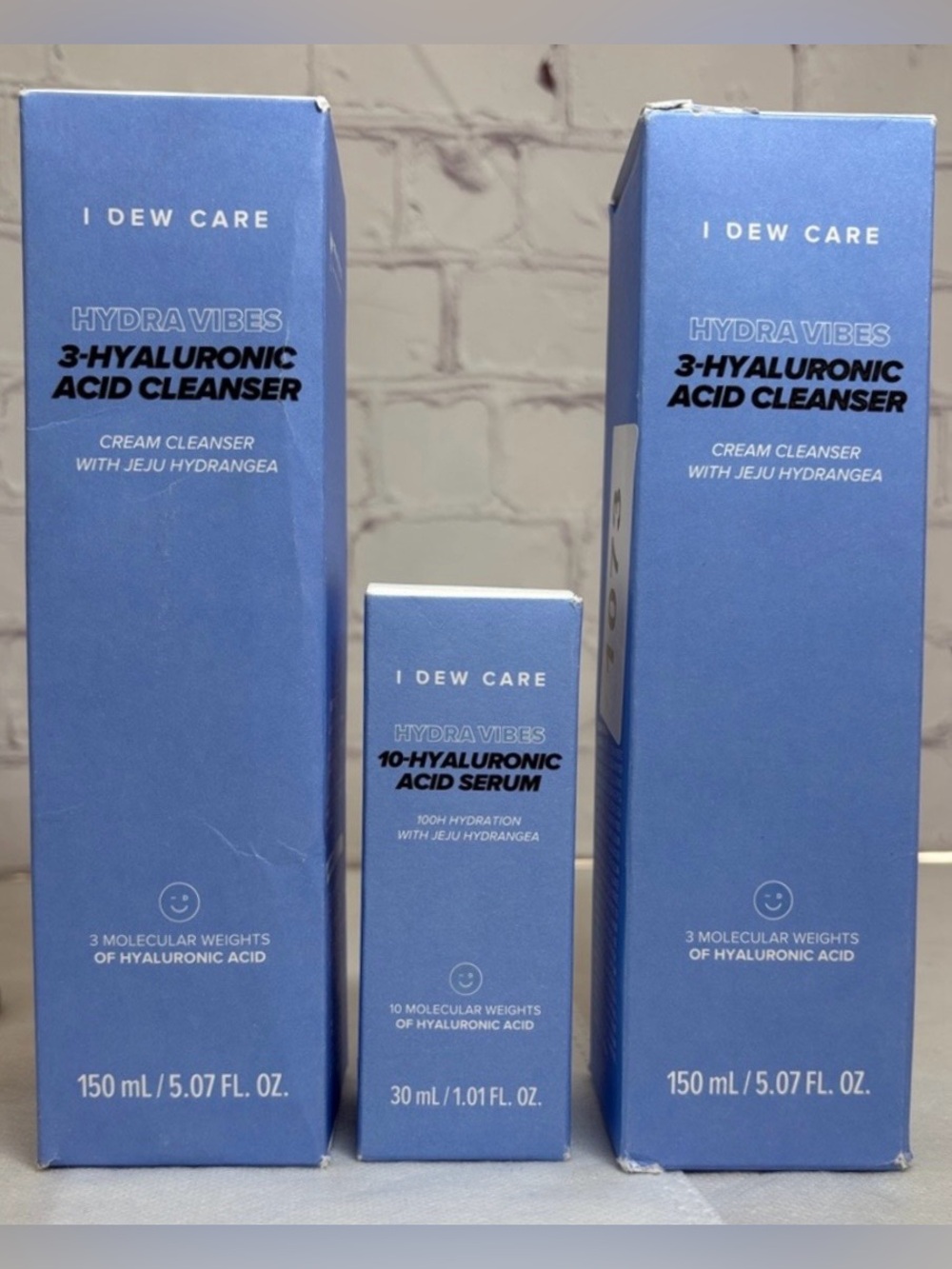 I Dew Care Hydra Vibes 3-Hyaluronic Acid Cleanser & 10-Hyaluronic Serum - 3